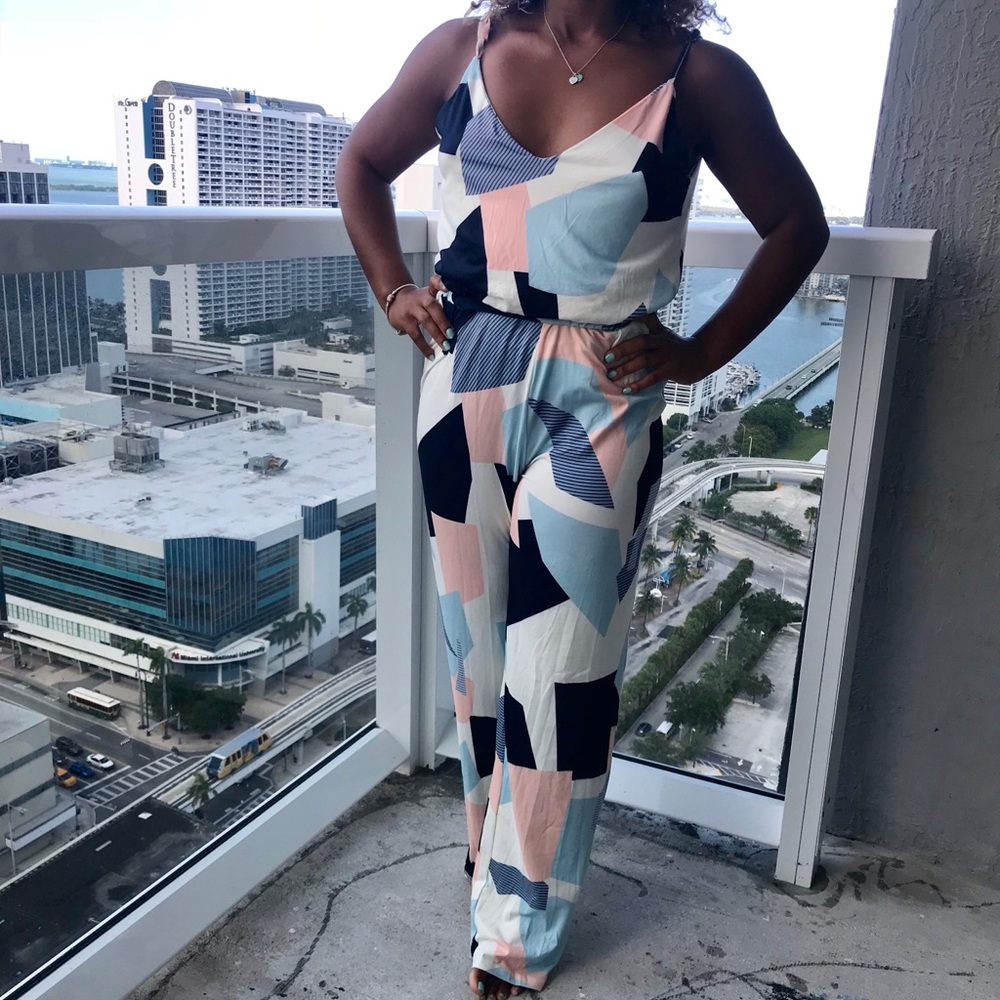 Multi colored 2 piece set